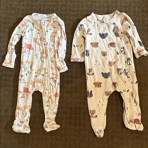 Adorable Baby Onesies with Animal Prints